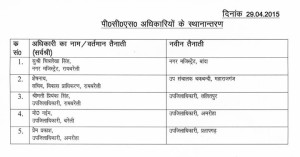 PCS Transfer-29 April, 2015